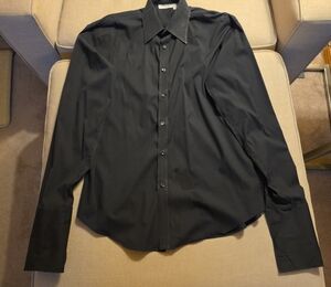 Yves Saint Laurent Classic Black Dress Shirt